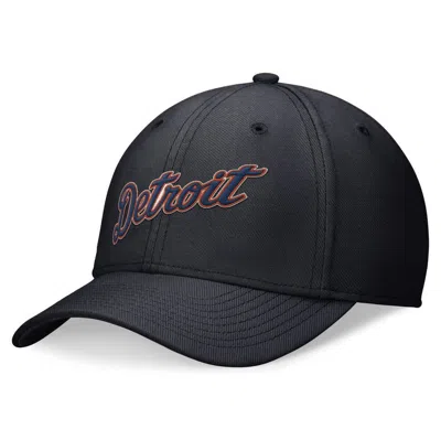 Nike Detroit Tigers Evergreen Swoosh  Men's Dri-fit Mlb Hat In Blue