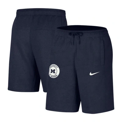 Nike Michigan  Men's College Shorts In Blue