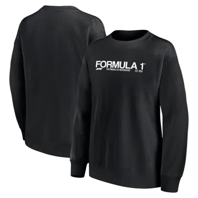 Fanatics Branded Black Formula 1 Merchandise End Credits Fleece Pullover Sweatshirt