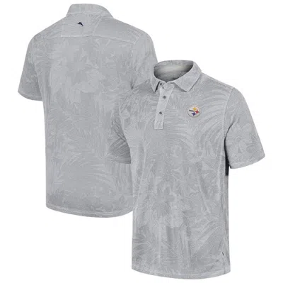 Tommy Bahama Gray Pittsburgh Steelers Sport Santiago Paradise Polo
