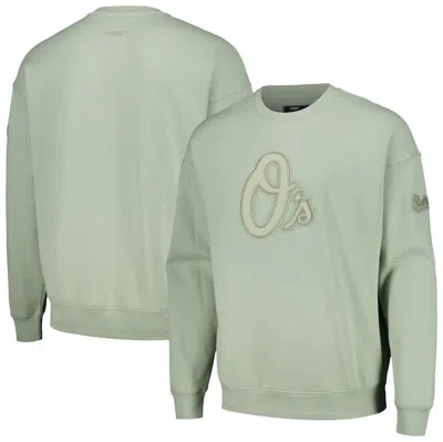 Pro Standard Green Baltimore Orioles Neutral Drop Shoulder Pullover Sweatshirt