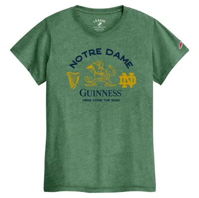 League Collegiate Wear Green Notre Dame Fighting Irish X Guinness Arch Tri-blend T-shirt