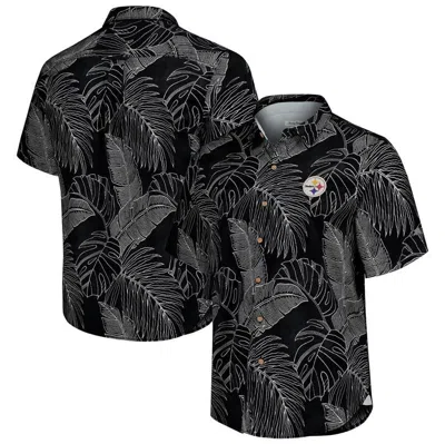 Tommy Bahama Black Pittsburgh Steelers Sport Vine Line Button-down Shirt