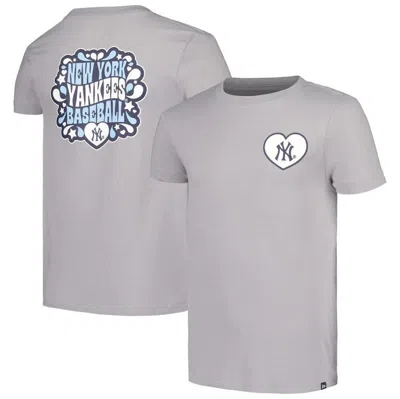 New Era Kids' Youth  Grey New York Yankees Changing Ink T-shirt