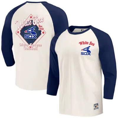 Darius Rucker Collection By Fanatics Navy/white Chicago White Sox Cooperstown Collection Raglan 3/4-