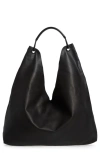 The Row Bindle Leather Tote Bag In Black