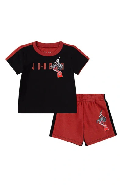 Jordan Air  Baby (12-24m) 2-piece Shorts Set In Red