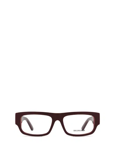 Balenciaga Eyeglasses In Burgundy