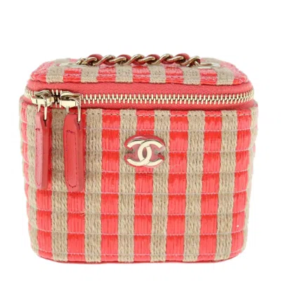 Pre-owned Chanel Wood Shoulder Bag () In Red