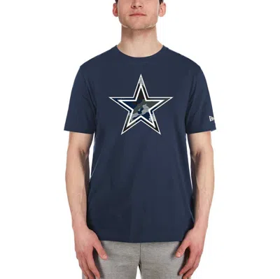 New Era Navy Dallas Cowboys Logo T-shirt