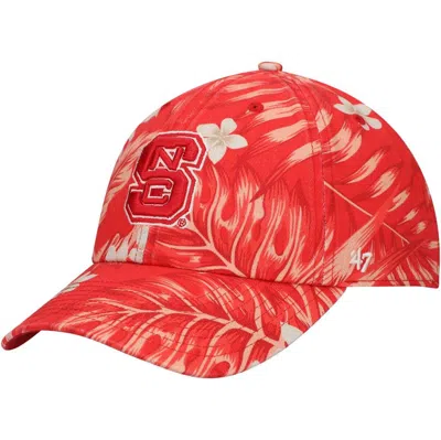 47 ' Red Nc State Wolfpack Tropicalia Clean Up Adjustable Hat