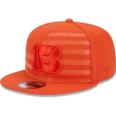 New Era Orange Cincinnati Bengals Independent 9fifty Snapback Hat