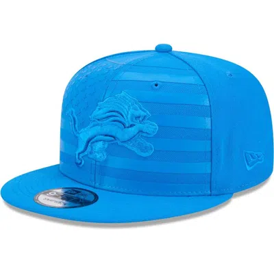 New Era Blue Detroit Lions Independent 9fifty Snapback Hat