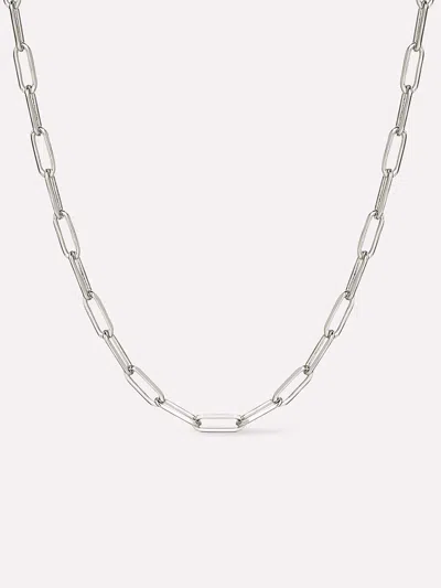 Ana Luisa Silver Chain Necklace In Metallic