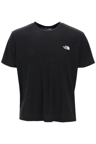 The North Face Mens Black Logo-print Cotton-jersey T-shirt