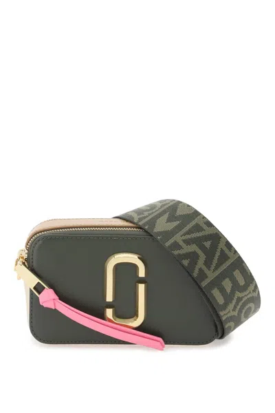 Marc Jacobs The Snapshot Camera Bag In White,pink,green