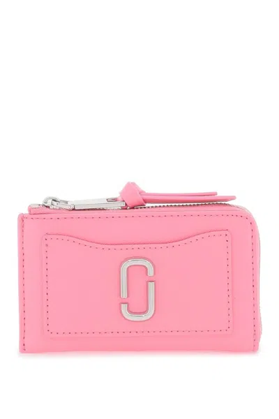 Marc Jacobs The Utility Snapshot Top Zip Multi Wallet In Pink