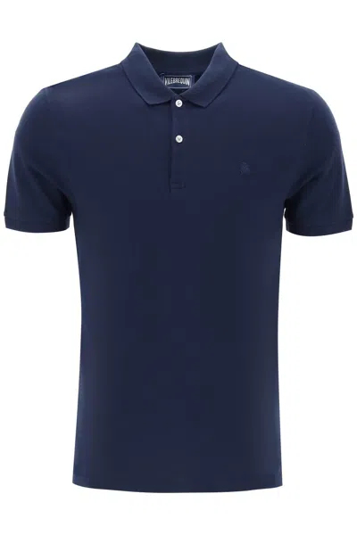 Vilebrequin Regular Fit Cotton Polo Shirt In Blue