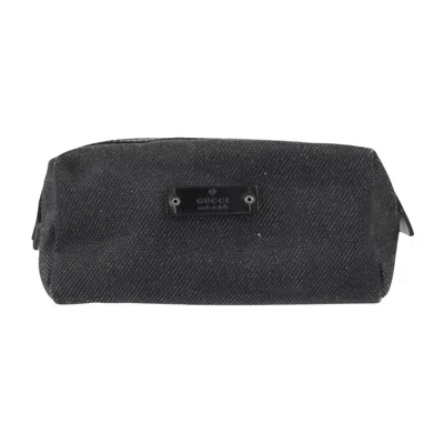 Gucci -- Black Denim - Jeans Clutch Bag ()