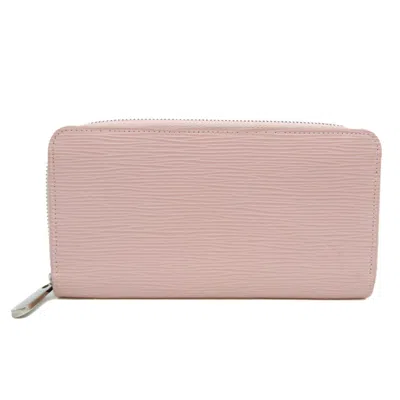 Pre-owned Louis Vuitton Zippy Wallet Pink Leather Wallet  ()