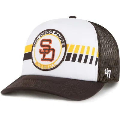 47 ' White/brown San Diego Padres Cooperstown Collection Wax Pack Express Trucker Adjustable Hat