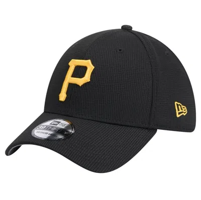 New Era Black Pittsburgh Pirates Active Pivot 39thirty Flex Hat