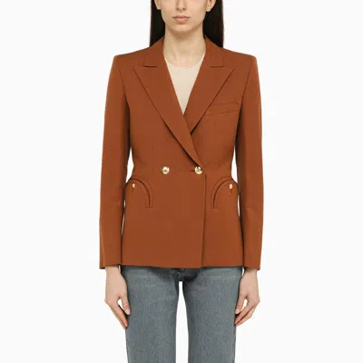 Blazé Milano Charmer Double-breasted Blazer In Red
