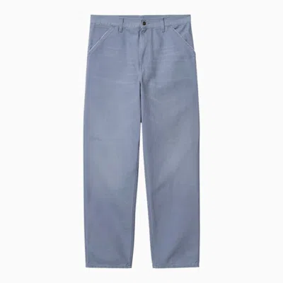 Carhartt Wip Bay Trousers Single Knee In Blue