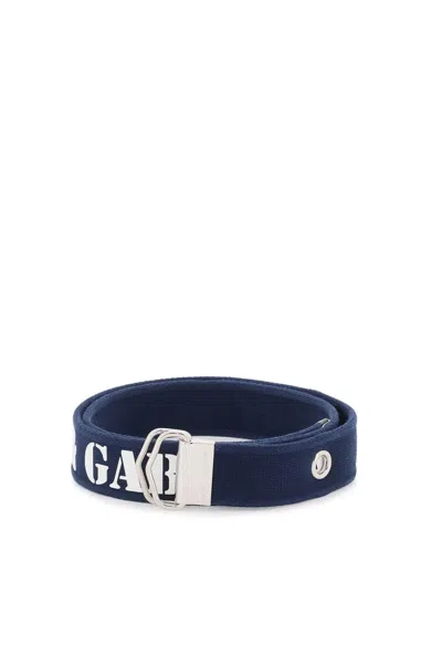 Dolce & Gabbana Belt With Logo In Blue