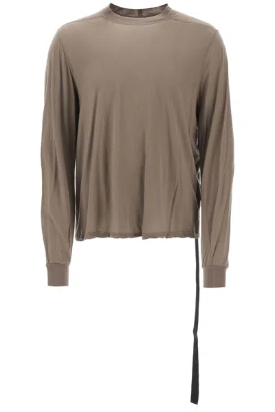 Drkshdw Long-sleeved Jersey T-shirt For In Neutro,grey