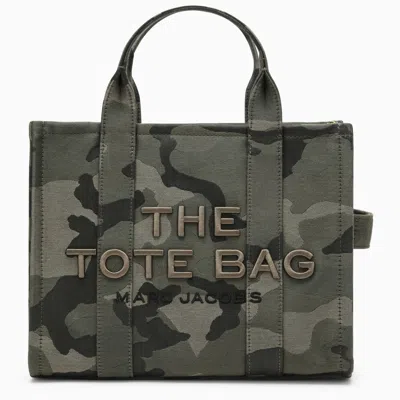 Marc Jacobs Camouflage Medium Tote Bag In Green