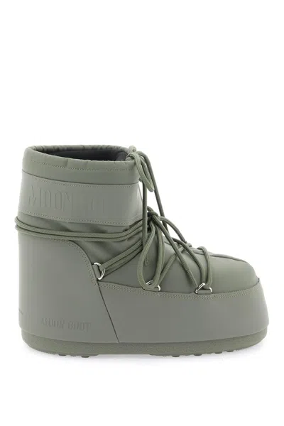 Moon Boot Icon Rubber Snow Boots In Khaki