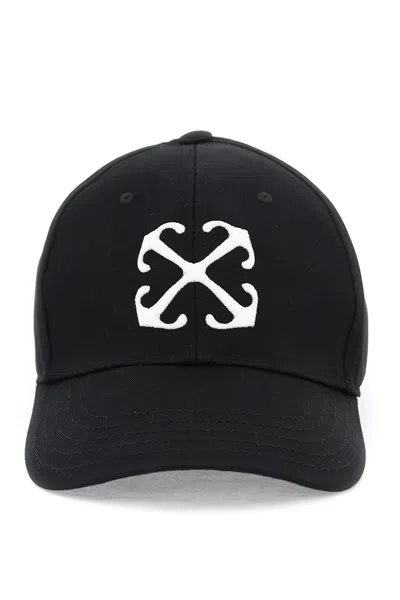 Off-white Off White "arrow Logo Baseball Cap With Adjustable