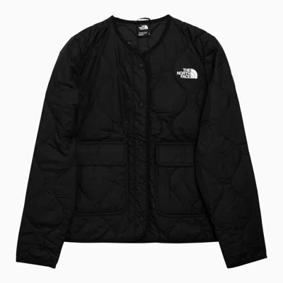 The North Face Black Padded Jacket With Logo
