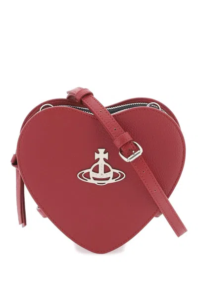 Vivienne Westwood Louise Heart Crossbody Bag In Red