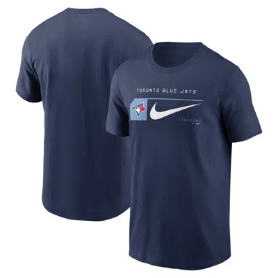 Nike Navy Toronto Blue Jays Team Swoosh Lockup T-shirt