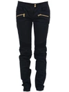 BALMAIN BIKER TROUSERS BLACK,7791971