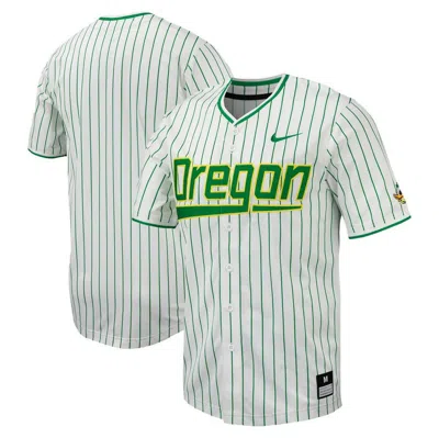 Nike Oregon  Men's College Replica Baseball Jersey In White