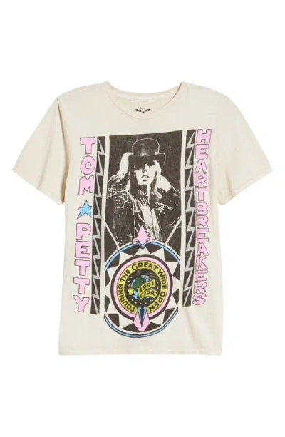 Philcos Tom Petty Cotton Graphic T-shirt In Ivory