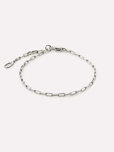Ana Luisa Silver Chain Bracelet In Metallic