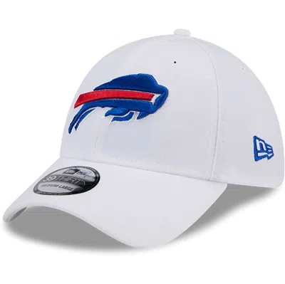 New Era White Buffalo Bills Main 39thirty Flex Hat