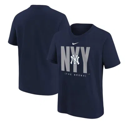 Nike Kids' Youth  Navy New York Yankees Scoreboard T-shirt