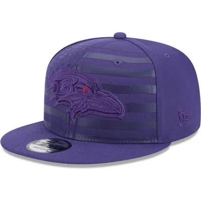 New Era Purple Baltimore Ravens Independent 9fifty Snapback Hat