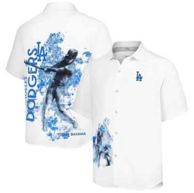 Tommy Bahama White Los Angeles Dodgers Veracruz Ace Islanders Button-up Shirt In Dodgers-wh