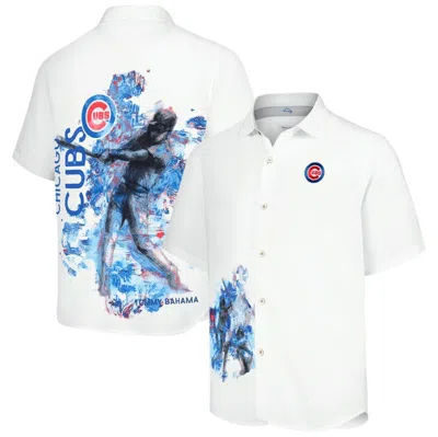 Tommy Bahama White Chicago Cubs Veracruz Ace Islanders Button-up Shirt In Cubs-white
