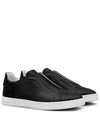 TOD'S SMOOTH LEATHER SLIP-ONS,XXW12A0T20008V B999