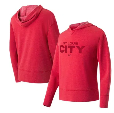 Concepts Sport Red St. Louis City Sc Volley Hoodie Long Sleeve T-shirt