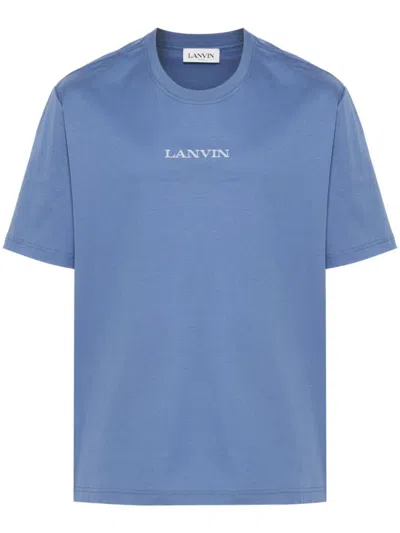 Lanvin T-shirts And Polos In Cornflower