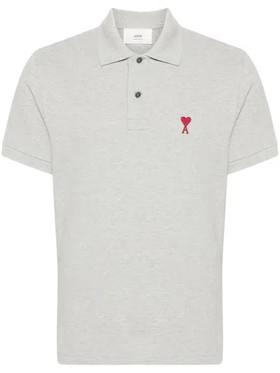 Ami Alexandre Mattiussi Ami Paris T-shirts And Polos In Grey