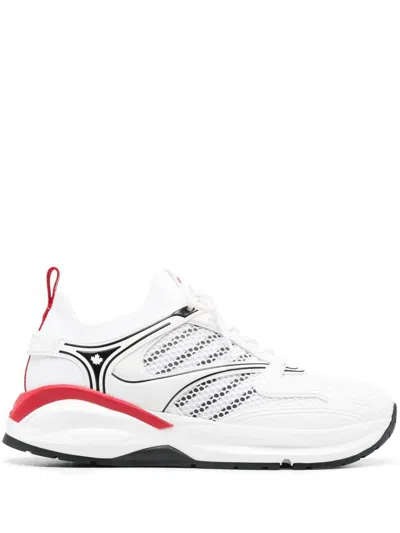 Dsquared2 X Dash Panelled Low-top Trainers In White